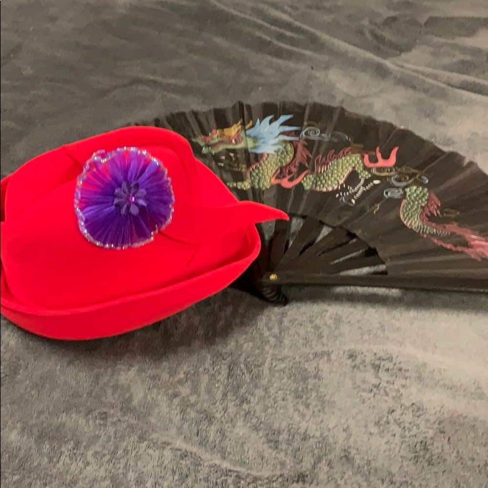 FLAWLESS Vintage Red Wool Mr. John Fedora